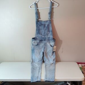Guess Light Blue Denim Overalls